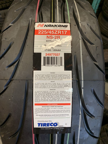 Nankang NS2R 225-45R17 94W XL – Pneus Usagés Dépôt