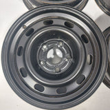 Roue en acier usagée Noir Inc 04 / Dimensions : 17x7 / Boulons : 5x139.7mm