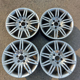 Roue en aluminium usagée BMW Silver 02 / Dimensions : 18x8 / Boulons : 5x120mm